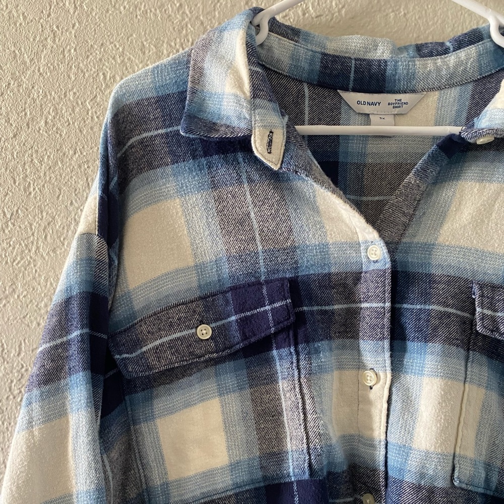 Flannel Plaid Shirt ( the boyfriend shirt )!
